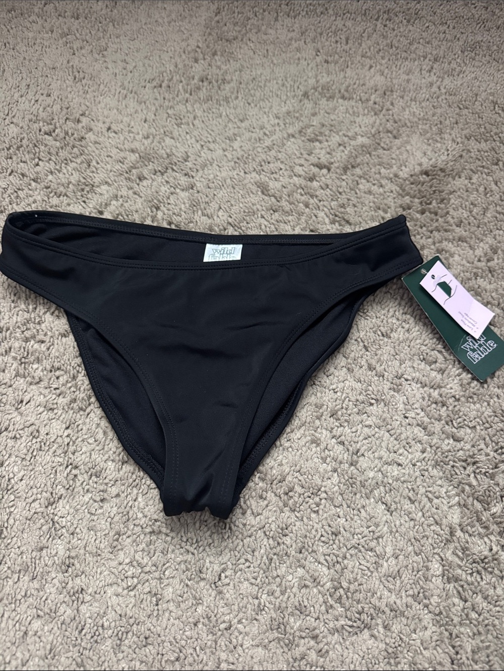 New xs black swim bottoms!